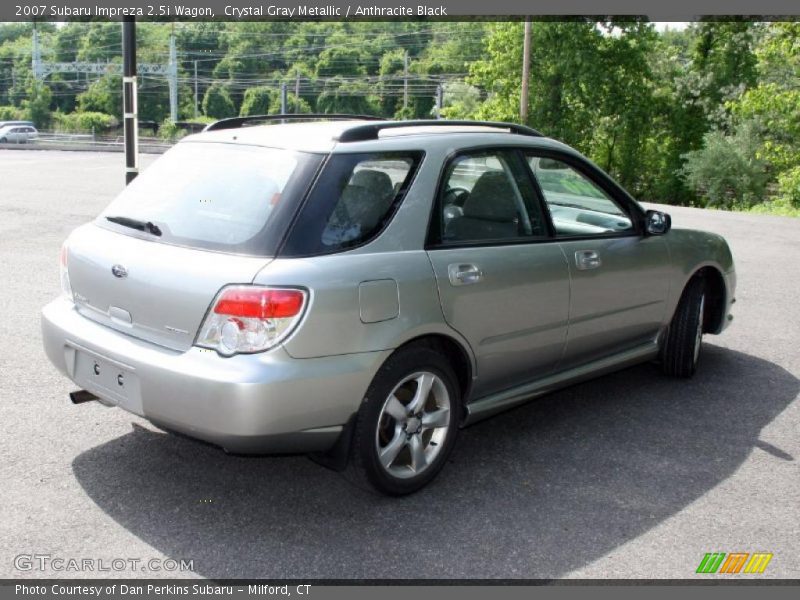 Crystal Gray Metallic / Anthracite Black 2007 Subaru Impreza 2.5i Wagon