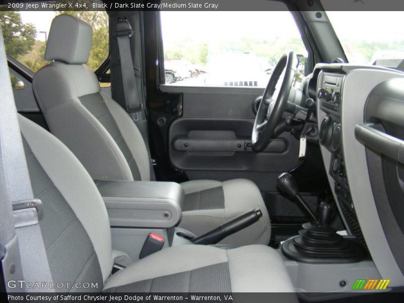 Black / Dark Slate Gray/Medium Slate Gray 2009 Jeep Wrangler X 4x4