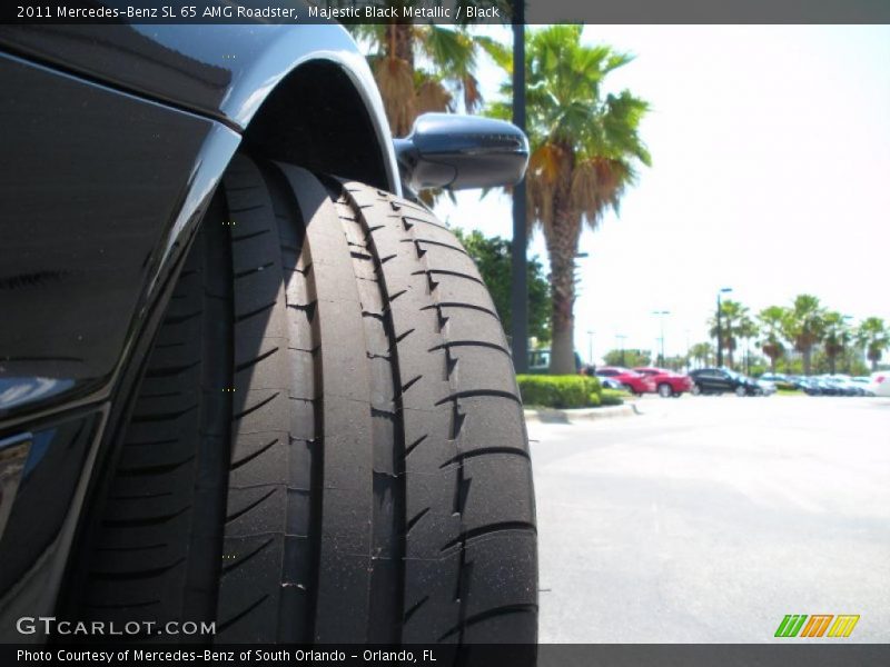 Majestic Black Metallic / Black 2011 Mercedes-Benz SL 65 AMG Roadster