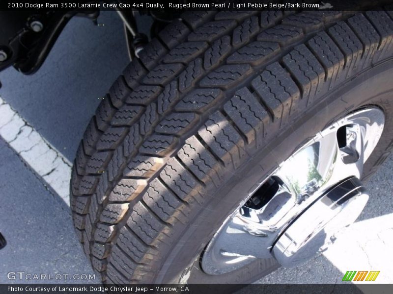 Rugged Brown Pearl / Light Pebble Beige/Bark Brown 2010 Dodge Ram 3500 Laramie Crew Cab 4x4 Dually
