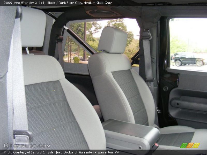 Black / Dark Slate Gray/Medium Slate Gray 2009 Jeep Wrangler X 4x4