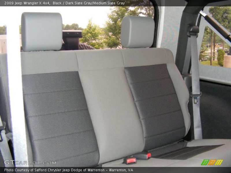Black / Dark Slate Gray/Medium Slate Gray 2009 Jeep Wrangler X 4x4