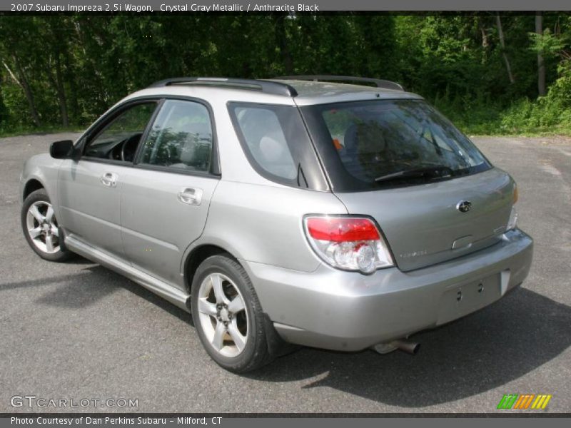 Crystal Gray Metallic / Anthracite Black 2007 Subaru Impreza 2.5i Wagon