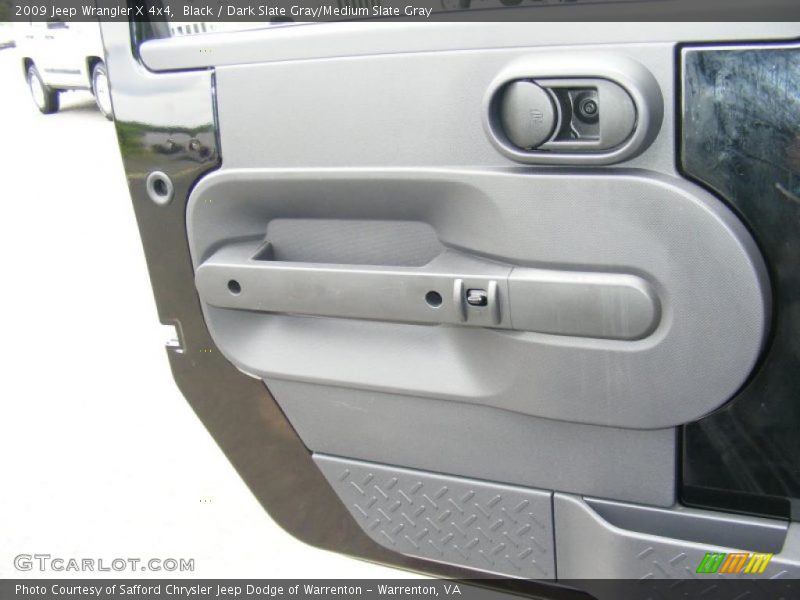 Black / Dark Slate Gray/Medium Slate Gray 2009 Jeep Wrangler X 4x4