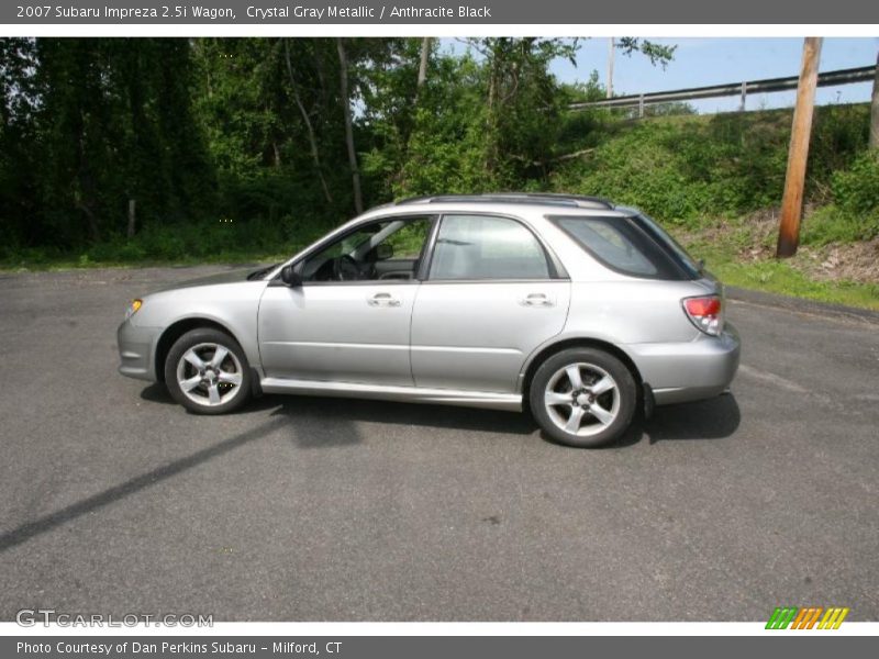 Crystal Gray Metallic / Anthracite Black 2007 Subaru Impreza 2.5i Wagon