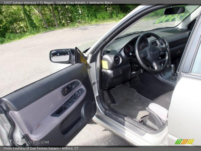 Crystal Gray Metallic / Anthracite Black 2007 Subaru Impreza 2.5i Wagon