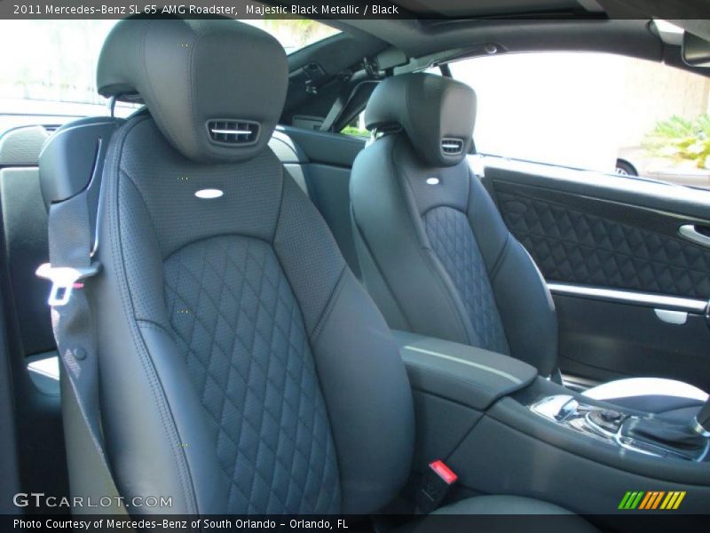 Majestic Black Metallic / Black 2011 Mercedes-Benz SL 65 AMG Roadster