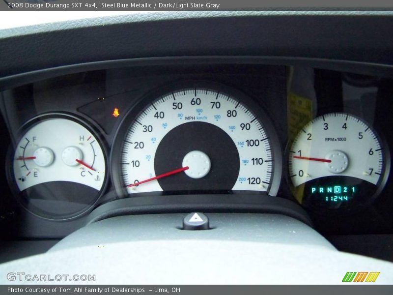 Steel Blue Metallic / Dark/Light Slate Gray 2008 Dodge Durango SXT 4x4