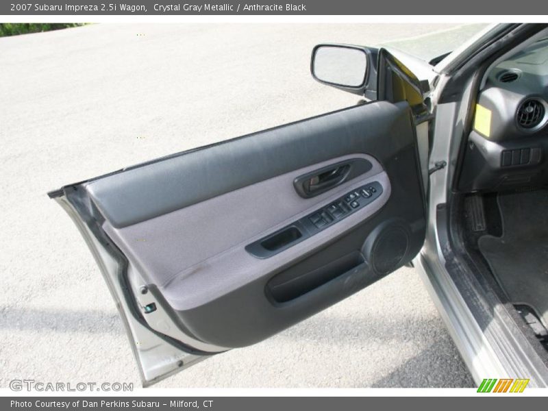 Crystal Gray Metallic / Anthracite Black 2007 Subaru Impreza 2.5i Wagon