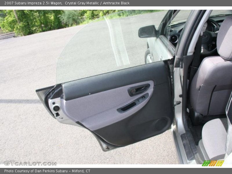 Crystal Gray Metallic / Anthracite Black 2007 Subaru Impreza 2.5i Wagon