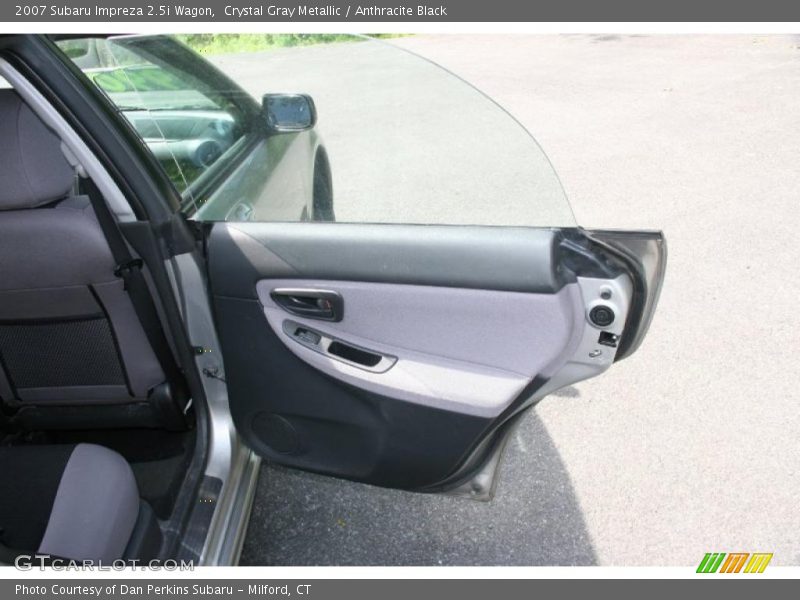 Crystal Gray Metallic / Anthracite Black 2007 Subaru Impreza 2.5i Wagon