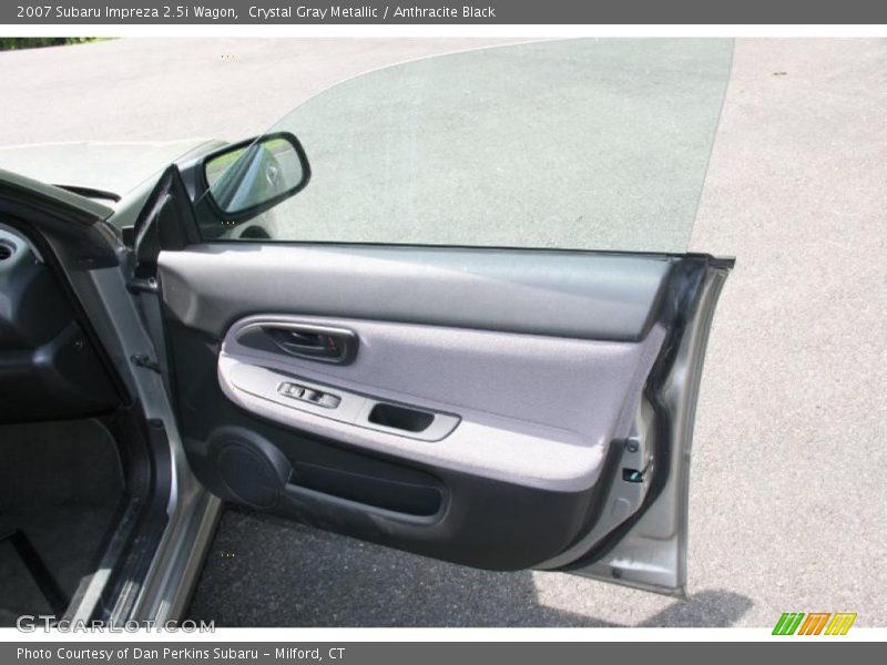 Crystal Gray Metallic / Anthracite Black 2007 Subaru Impreza 2.5i Wagon