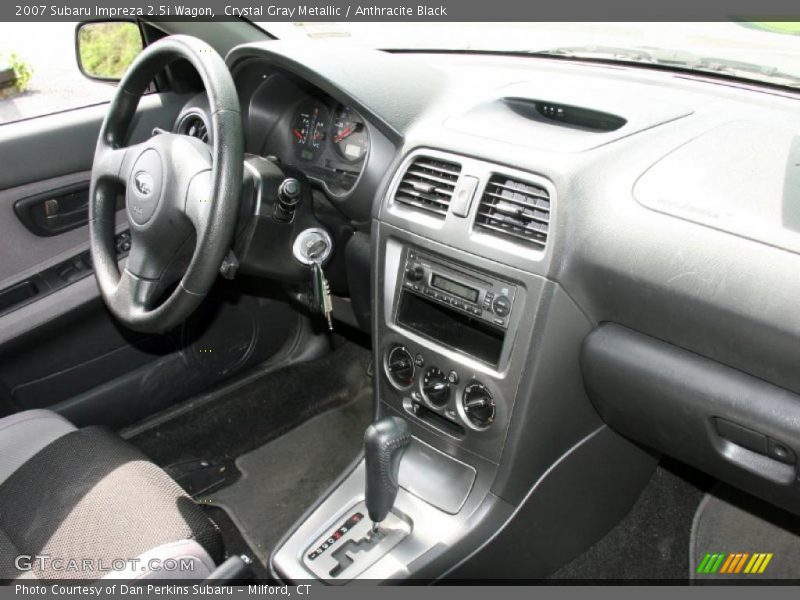 Crystal Gray Metallic / Anthracite Black 2007 Subaru Impreza 2.5i Wagon