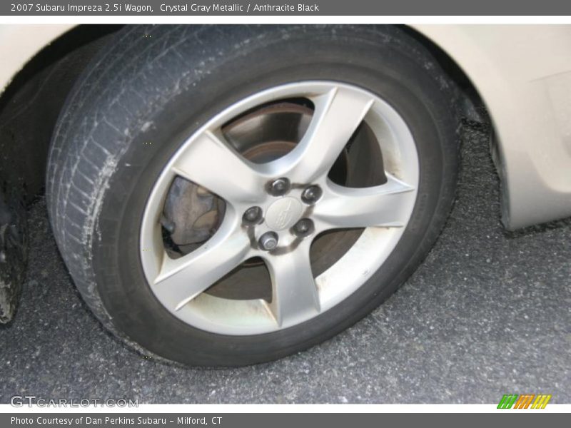 Crystal Gray Metallic / Anthracite Black 2007 Subaru Impreza 2.5i Wagon