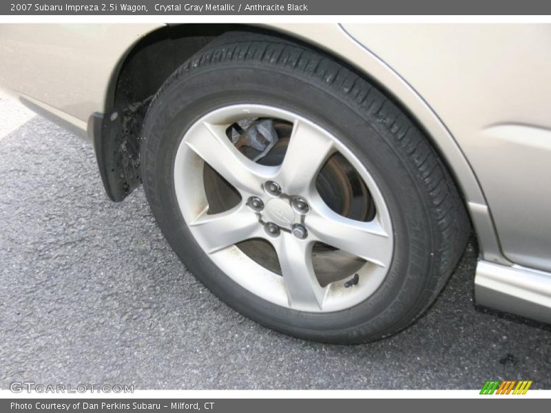 Crystal Gray Metallic / Anthracite Black 2007 Subaru Impreza 2.5i Wagon