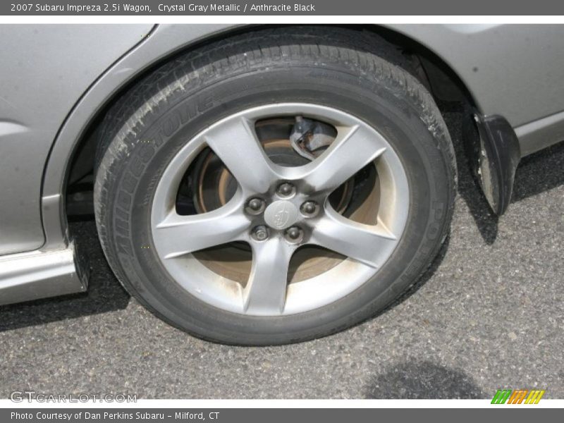 Crystal Gray Metallic / Anthracite Black 2007 Subaru Impreza 2.5i Wagon