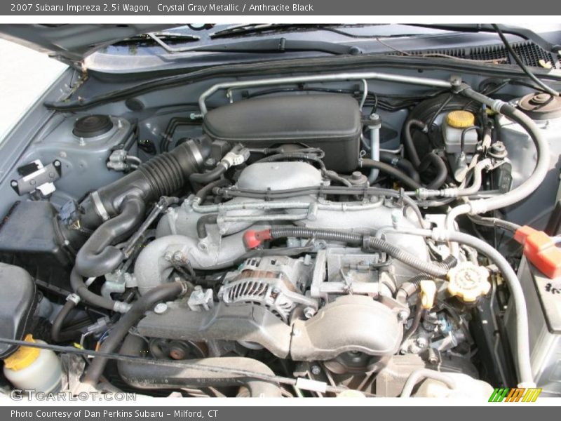 Crystal Gray Metallic / Anthracite Black 2007 Subaru Impreza 2.5i Wagon