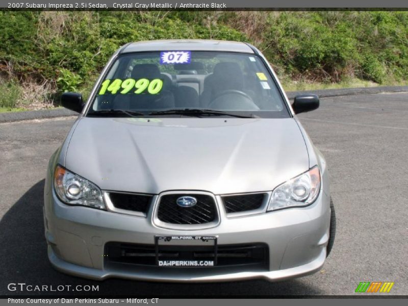 Crystal Gray Metallic / Anthracite Black 2007 Subaru Impreza 2.5i Sedan