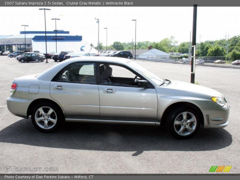 Crystal Gray Metallic / Anthracite Black 2007 Subaru Impreza 2.5i Sedan