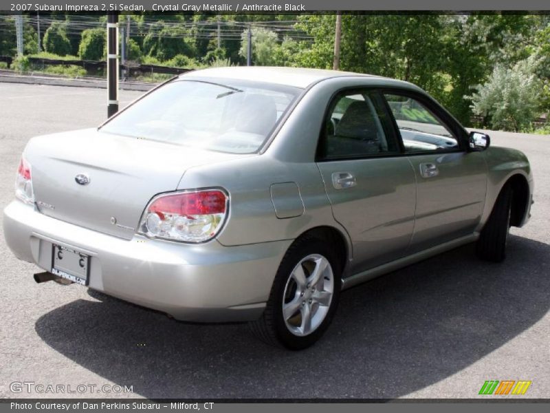 Crystal Gray Metallic / Anthracite Black 2007 Subaru Impreza 2.5i Sedan