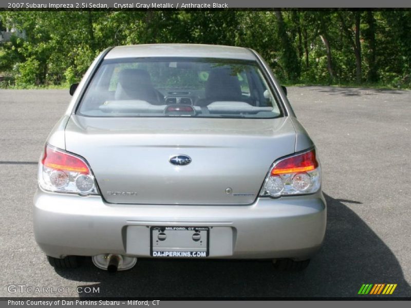 Crystal Gray Metallic / Anthracite Black 2007 Subaru Impreza 2.5i Sedan