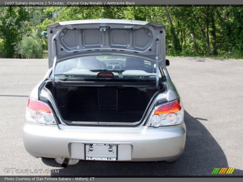 Crystal Gray Metallic / Anthracite Black 2007 Subaru Impreza 2.5i Sedan
