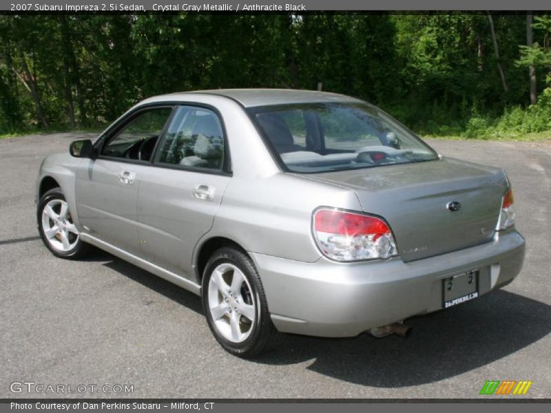 Crystal Gray Metallic / Anthracite Black 2007 Subaru Impreza 2.5i Sedan
