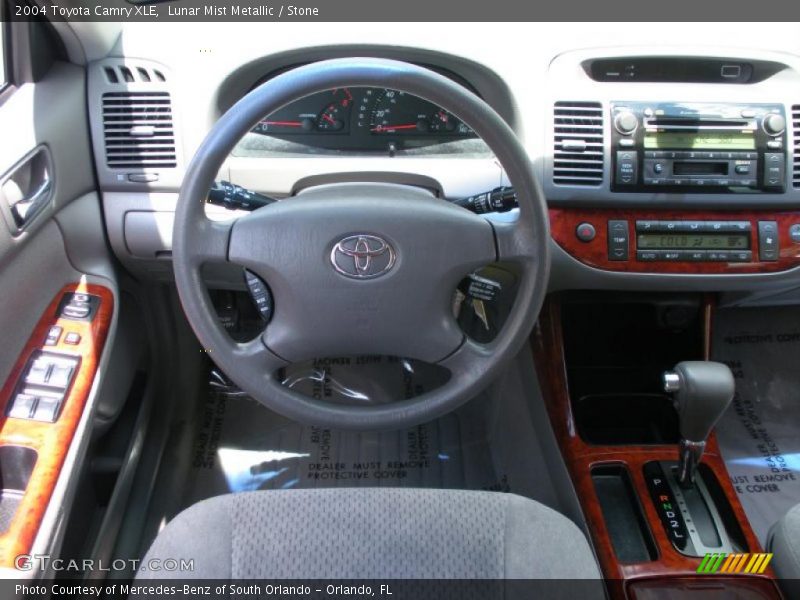 Lunar Mist Metallic / Stone 2004 Toyota Camry XLE