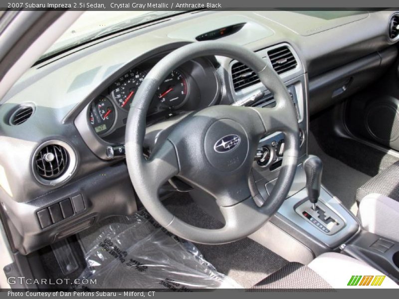 Crystal Gray Metallic / Anthracite Black 2007 Subaru Impreza 2.5i Sedan