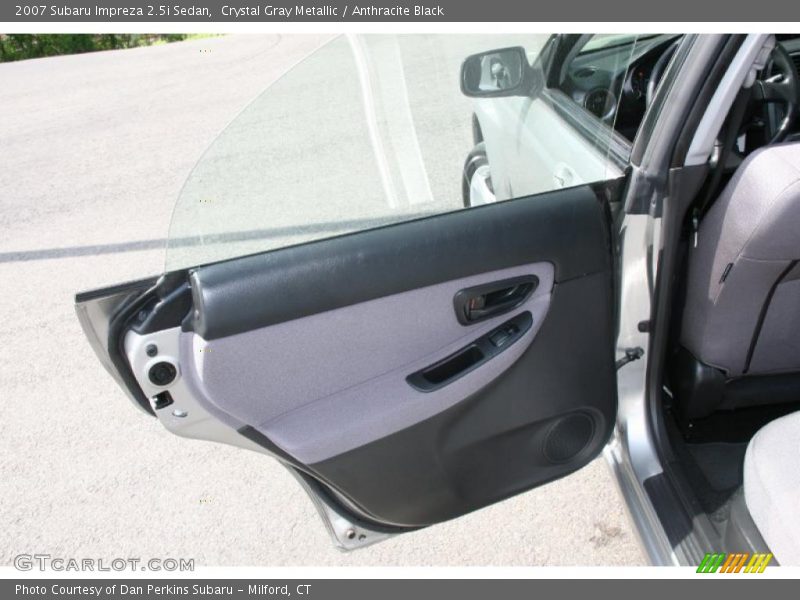 Crystal Gray Metallic / Anthracite Black 2007 Subaru Impreza 2.5i Sedan