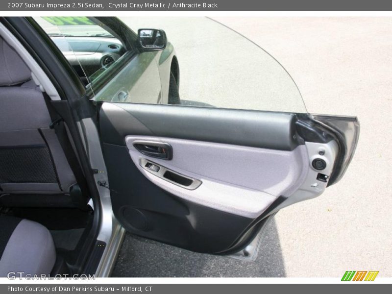 Crystal Gray Metallic / Anthracite Black 2007 Subaru Impreza 2.5i Sedan