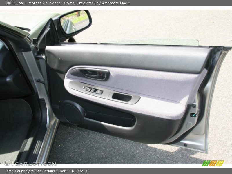 Crystal Gray Metallic / Anthracite Black 2007 Subaru Impreza 2.5i Sedan