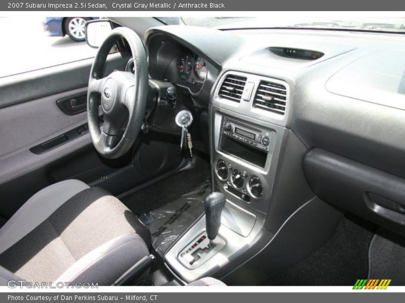 Crystal Gray Metallic / Anthracite Black 2007 Subaru Impreza 2.5i Sedan
