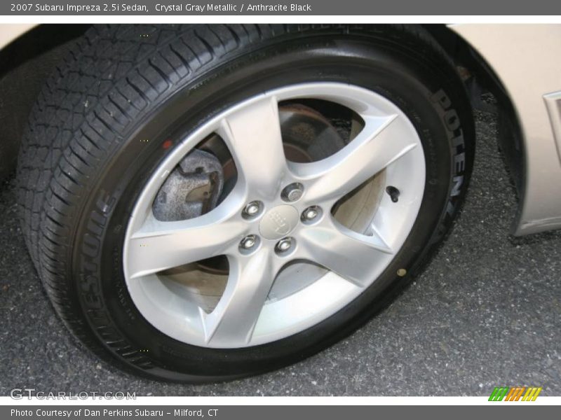 Crystal Gray Metallic / Anthracite Black 2007 Subaru Impreza 2.5i Sedan