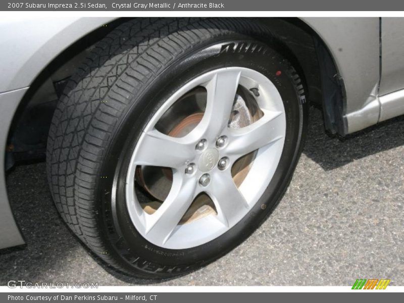 Crystal Gray Metallic / Anthracite Black 2007 Subaru Impreza 2.5i Sedan
