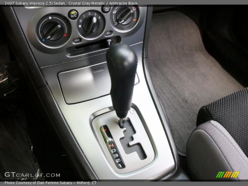 Crystal Gray Metallic / Anthracite Black 2007 Subaru Impreza 2.5i Sedan