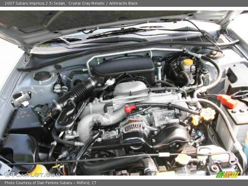 Crystal Gray Metallic / Anthracite Black 2007 Subaru Impreza 2.5i Sedan