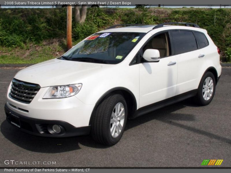 2008 Subaru Tribeca Limited 5 Passenger in Satin White Pearl Photo No
