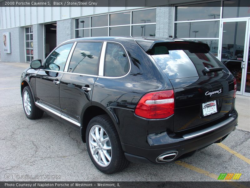 Black / Stone/Steel Grey 2008 Porsche Cayenne S