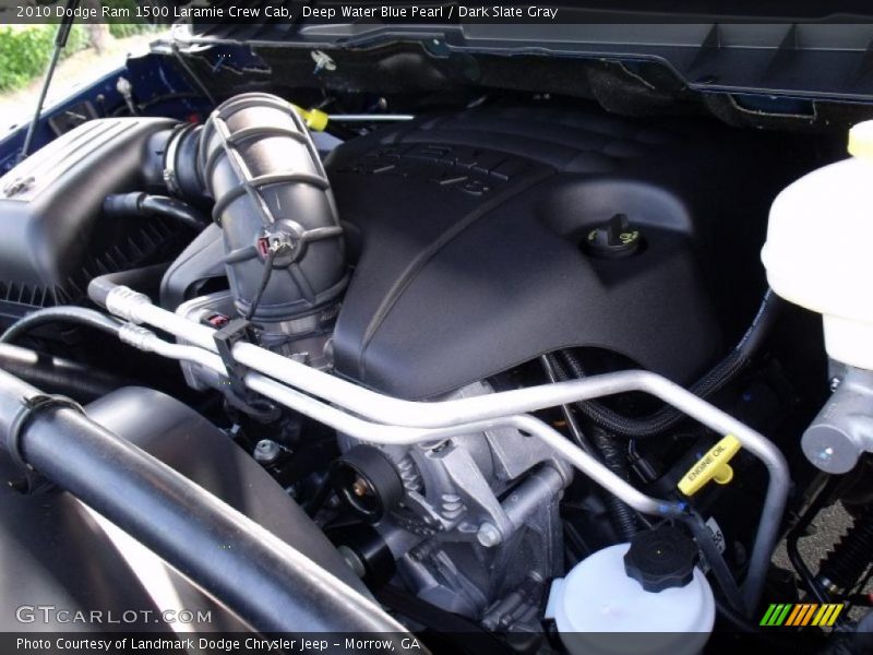 Deep Water Blue Pearl / Dark Slate Gray 2010 Dodge Ram 1500 Laramie Crew Cab