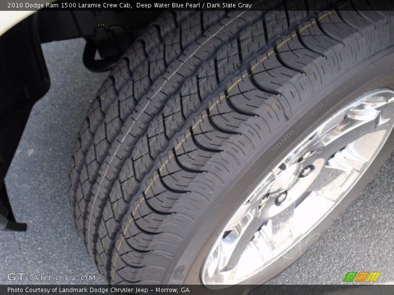 Deep Water Blue Pearl / Dark Slate Gray 2010 Dodge Ram 1500 Laramie Crew Cab