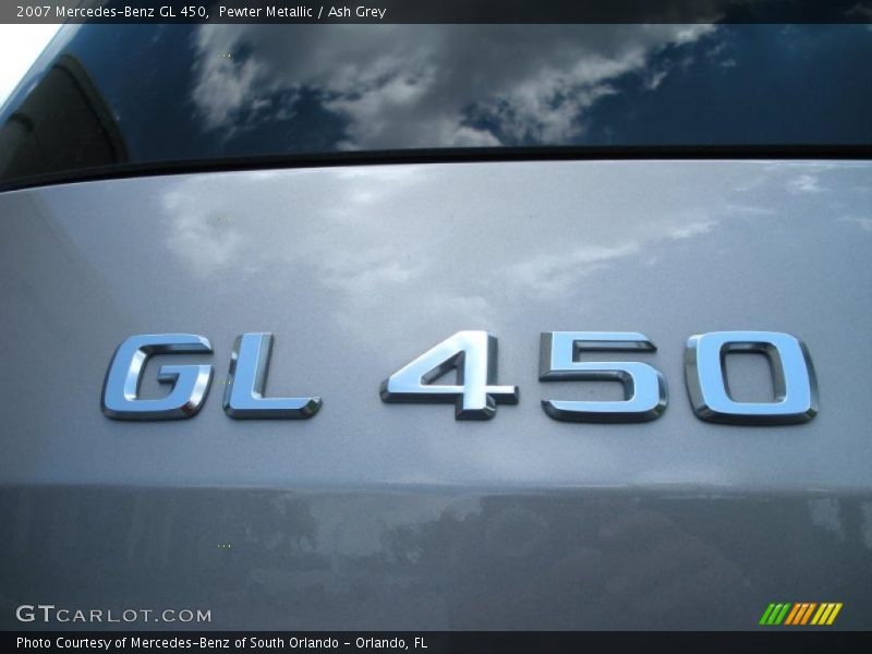 Pewter Metallic / Ash Grey 2007 Mercedes-Benz GL 450