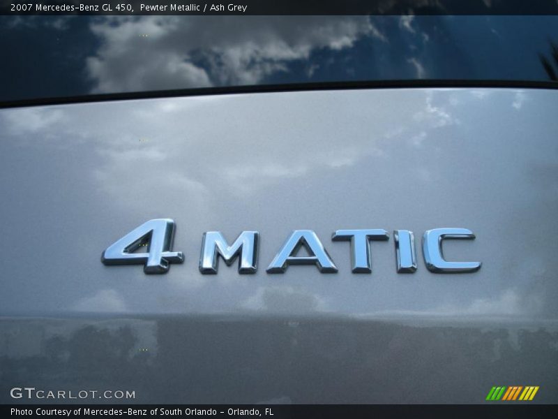Pewter Metallic / Ash Grey 2007 Mercedes-Benz GL 450