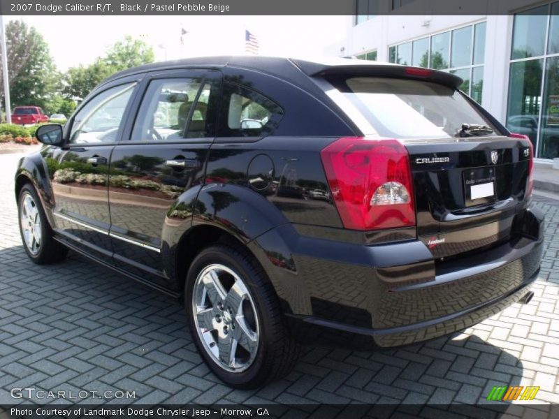 Black / Pastel Pebble Beige 2007 Dodge Caliber R/T