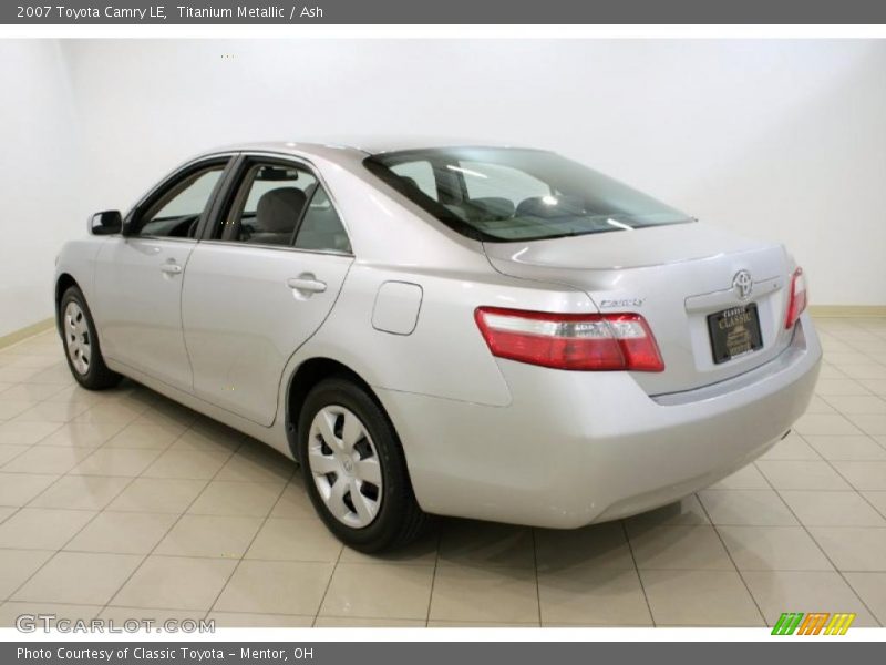 Titanium Metallic / Ash 2007 Toyota Camry LE