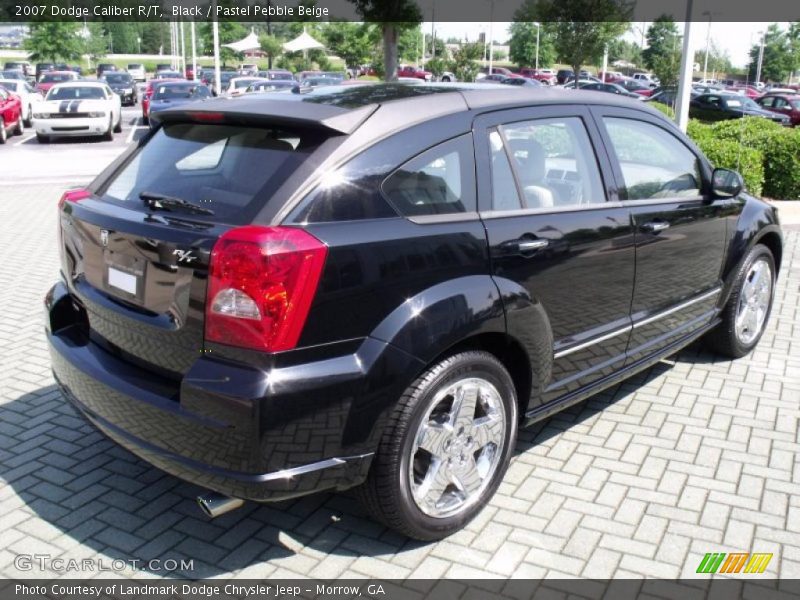 Black / Pastel Pebble Beige 2007 Dodge Caliber R/T