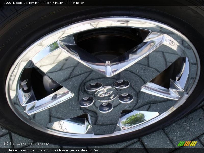 Black / Pastel Pebble Beige 2007 Dodge Caliber R/T