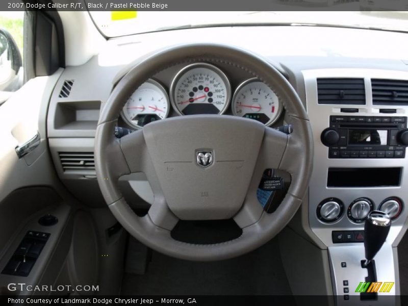 Black / Pastel Pebble Beige 2007 Dodge Caliber R/T
