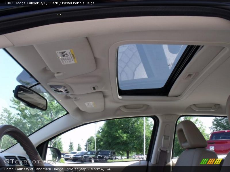 Black / Pastel Pebble Beige 2007 Dodge Caliber R/T