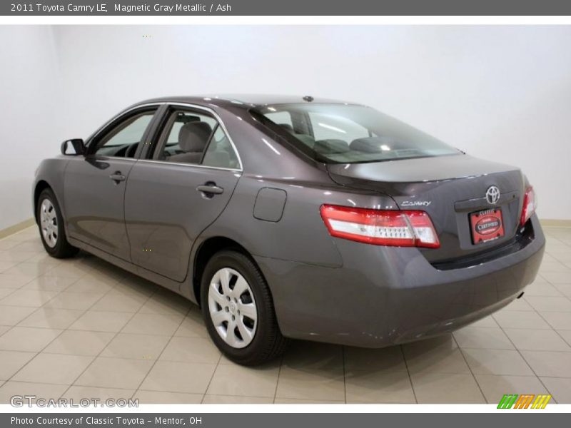 Magnetic Gray Metallic / Ash 2011 Toyota Camry LE